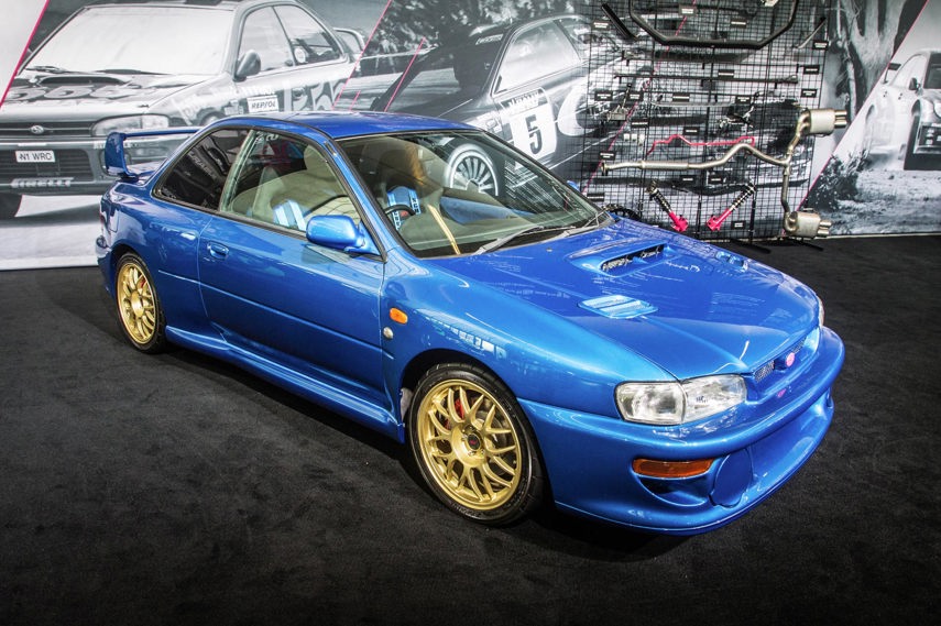 For most Subaru fans, this is the Holy Grail of cars, the one that makes folks stop in their tracks with a shout of, “Sweet mother of rally blue pearl!”