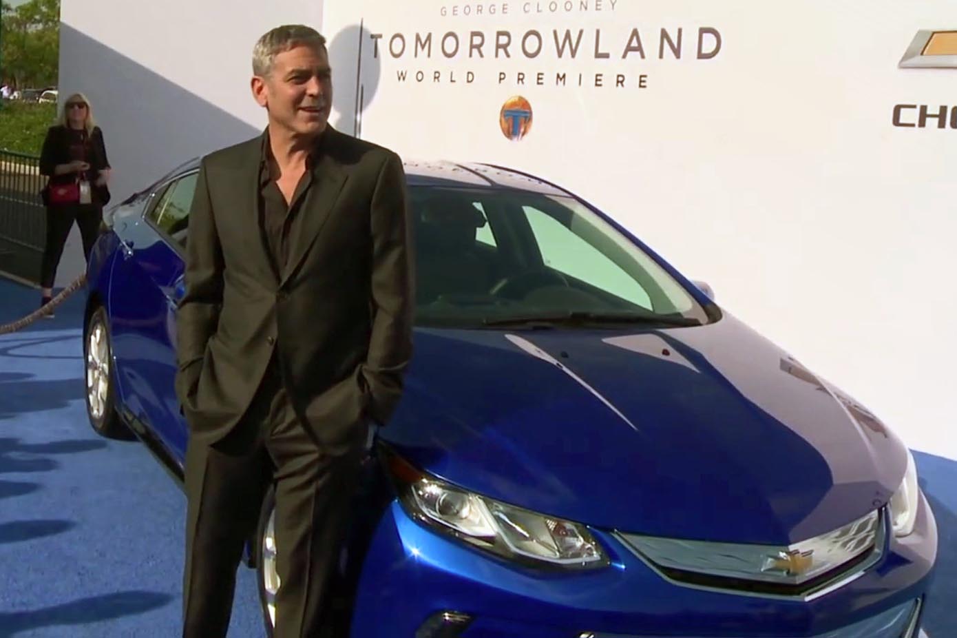 For 2016 Chevrolet overhauled their electric vehicle and struck a deal with Disney. Even prior to the car's availability at dealerships, it appears in George Clooney's sci-fi/fantasy epic <i>Tomorrowland</i>. The movie's theme about an optimistic future fits perfectly with the message Chevy wishes to convey with its flagship green model.