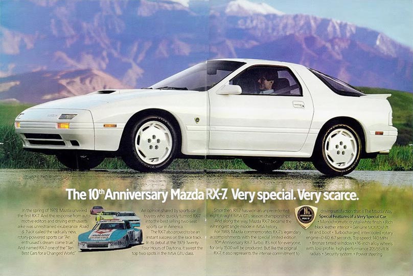 There are any number of speciality RX-7s to be found in Japan, but few here. While the third-generation car is bound for classic status – assuming you can find one that hasn't been blown up or modified to heck – how about a little love for an earlier turbo'd RX'7.
