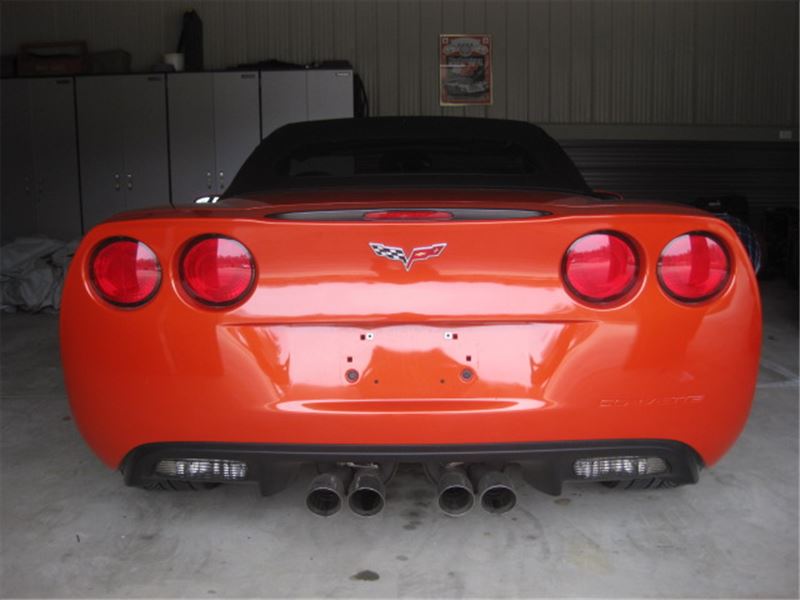 Rear view of the 2012 Chevrolet Corvette Convertible