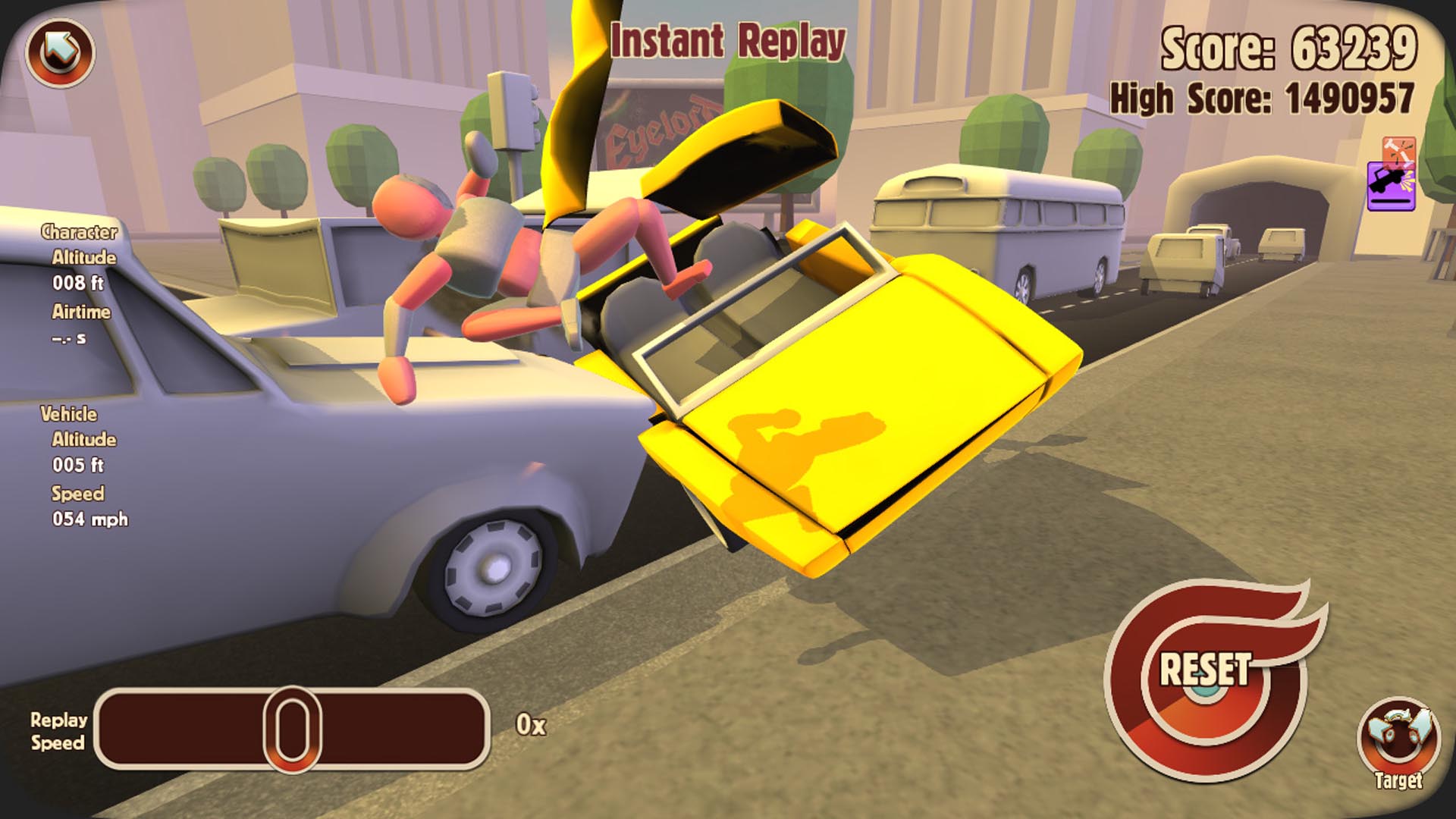 It’s a crash simulator. Mr. Dismount is a crash-test dummy and is subject to variation on the theme “what happens when an unstoppable force meets an immovable object with a crash-test dummy in the mix?” It’s also free-to-play, it’s low-risk – to you, that is. | <b>For:</b> PC, iOS, Android