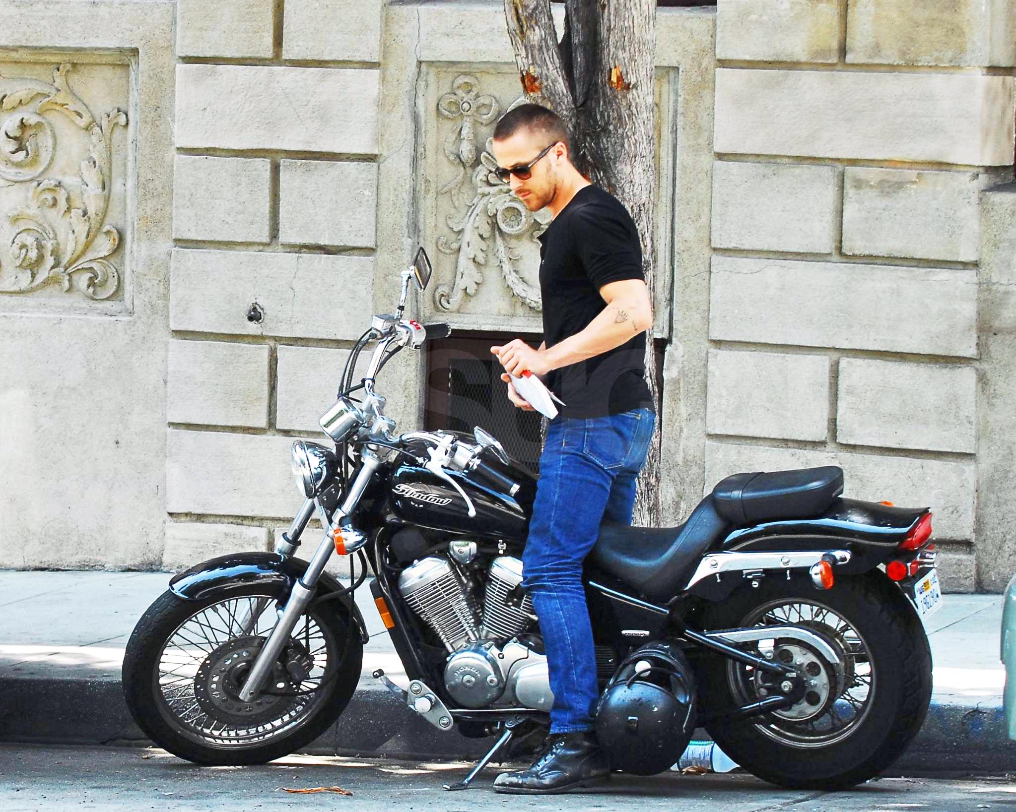 Ryan Gosling is many things: a Canadian, a former Mickey Mouse Club child star, an Oscar-nominee, a heartthrob, a pretty boy who you wouldn't dare call a pretty boy to his face, and, oh yeah, the proud owner of a Honda Shadow.