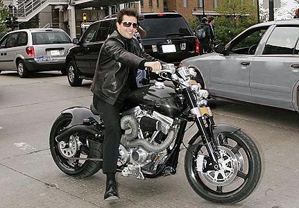 Tom Cruise is arguably the most famous movie star on the planet, and is seen as a leader among celebrity motorcycle enthusiasts. Indeed, he has indulged his passion for bikes on the screen almost as much as he has off – including the new Mission Impossible movie in which he rides a BMW S1000RR. For instance, in one iconic Top Gun scene, his character tore up the road on a Kawasaki GPz900R, while in Knight and Day he performed his own dangerous stunt on a Ducati, with Cameron Diaz clinging on to his back. Speaking of Ducati, in 2008 he purchased the first-ever produced Desmosedici RR, priced at $72,500 (US). Amazingly, that isn't even the most expensive bike in his collection -- not even close. He's also the proud owner of a Vyrus 987 C3 4V, which cost him more than $100,000. No wonder even other celebrities look on with envy.