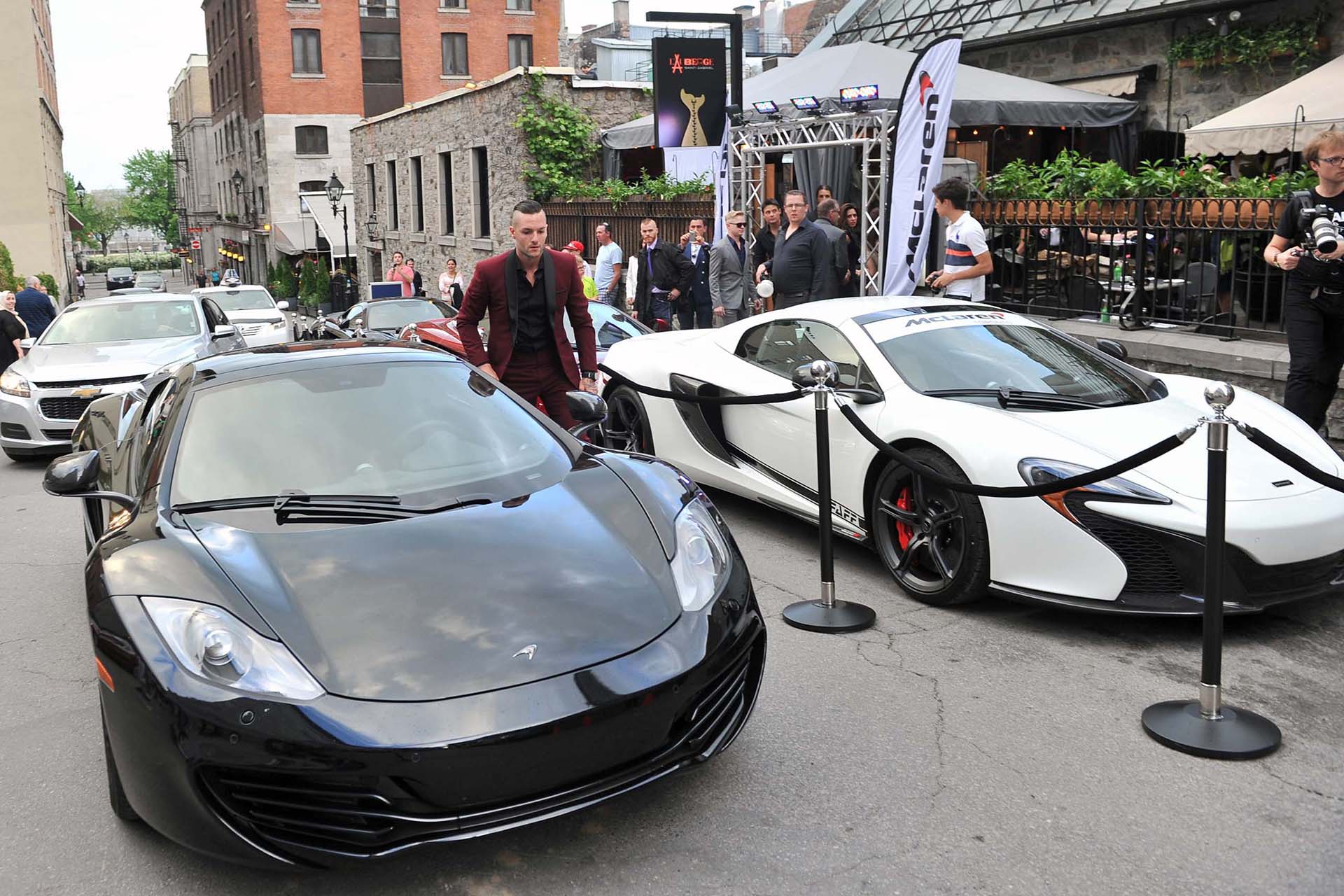 The Leafs goalie spent the off-season in style, recently turning up at a Canadian Grand Prix party in his McLaren MP4-12C. It's a sure bet that cruising around in that work of art is a lot more fun than facing 50 shots a game, which is pretty much what he's heading into this season.