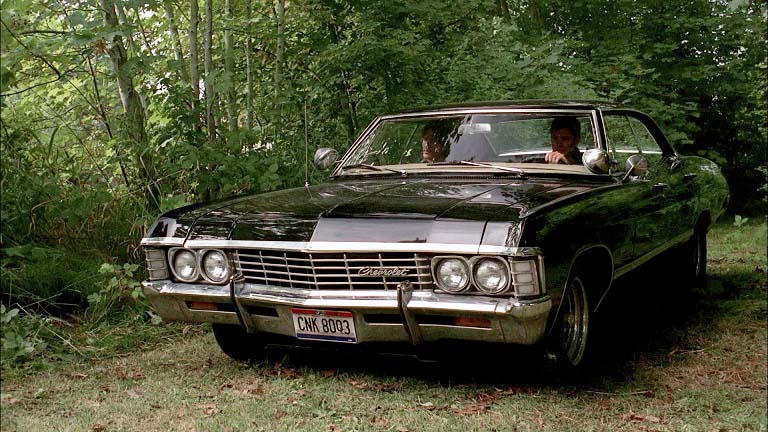 This series has inspired intensely loyal fans, who consider the 67 Chrysler Impala in Supernatural almost as strong a character as the humans. It doesn't have any special abilities, other than to take a beating and keep going (hey, think a Smart car could chase after this many demons and survive?). This model is almost 50 years old now. As ever, time's judgement has been accurate and merciless: car models, like books and paintings, come to be seen as either totally forgettable or cherished classics. Certainly, this car falls in the latter category. So is that why it was chosen, because it carries a certain je ne sais quoi? Uh, no. The creator of the series says they wanted a big car so that "you can fit a body in the trunk." Moving on...