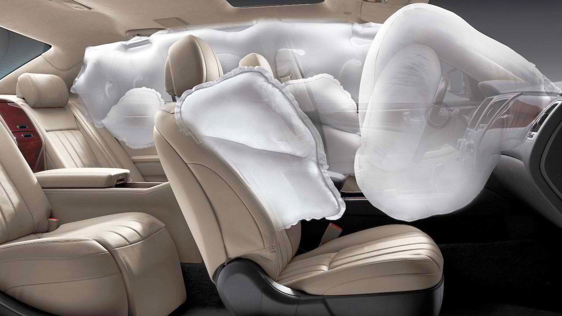 In 1998, Toyota and Volvo introduced curtain-style side airbags. That first Toyota was a Japanese-market luxury model called the Progres (pronounced pro-gray), and Volvo put a similar system into its 1998 S80 flagship sedan.