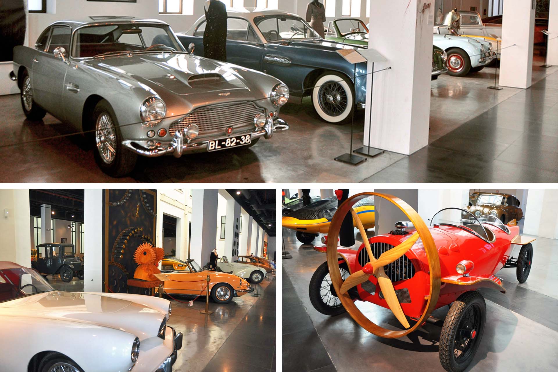 The museum's current exhibition focuses on car design, so it wasn't much of a stretch for Mercedes-Benz – who have been working hard on the design of the new car – to locate its C-Class coupes at the museum's front door. Before we move on to the Coupé exclusively, here are a couple of pictures of the museum's interior.