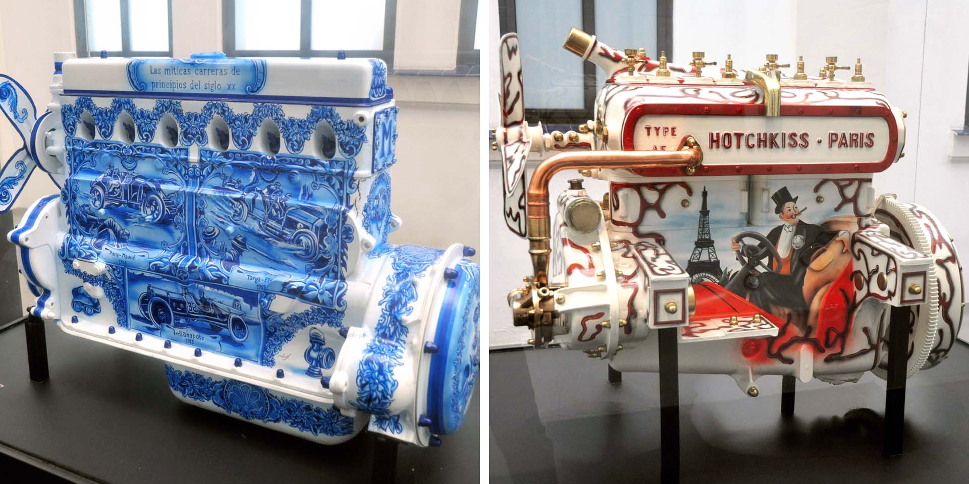 One more thing (I had the same problem at the museum... leaving it, that is), did you know people transform engines into art objects? Check these out. They are, or were, Bristol six-cylinders.