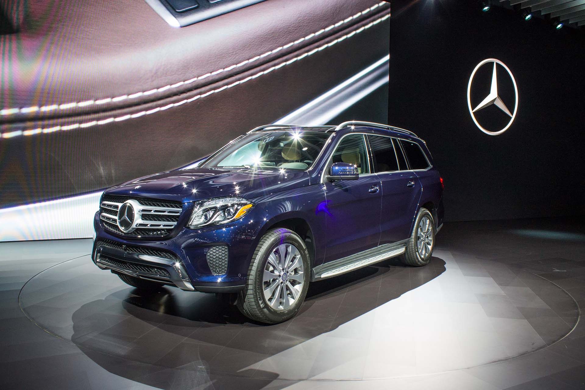 The GLS crossover/SUV is the “German Suburban” replacement for the GL class. While the exterior treatment is a similar nip and tuck to the SL’s freshening, there’s a bit more technology behind the scenes, including a new nine-speed automatic that you can expect to start showing up in more 4Matic-equipped cars as time goes on.