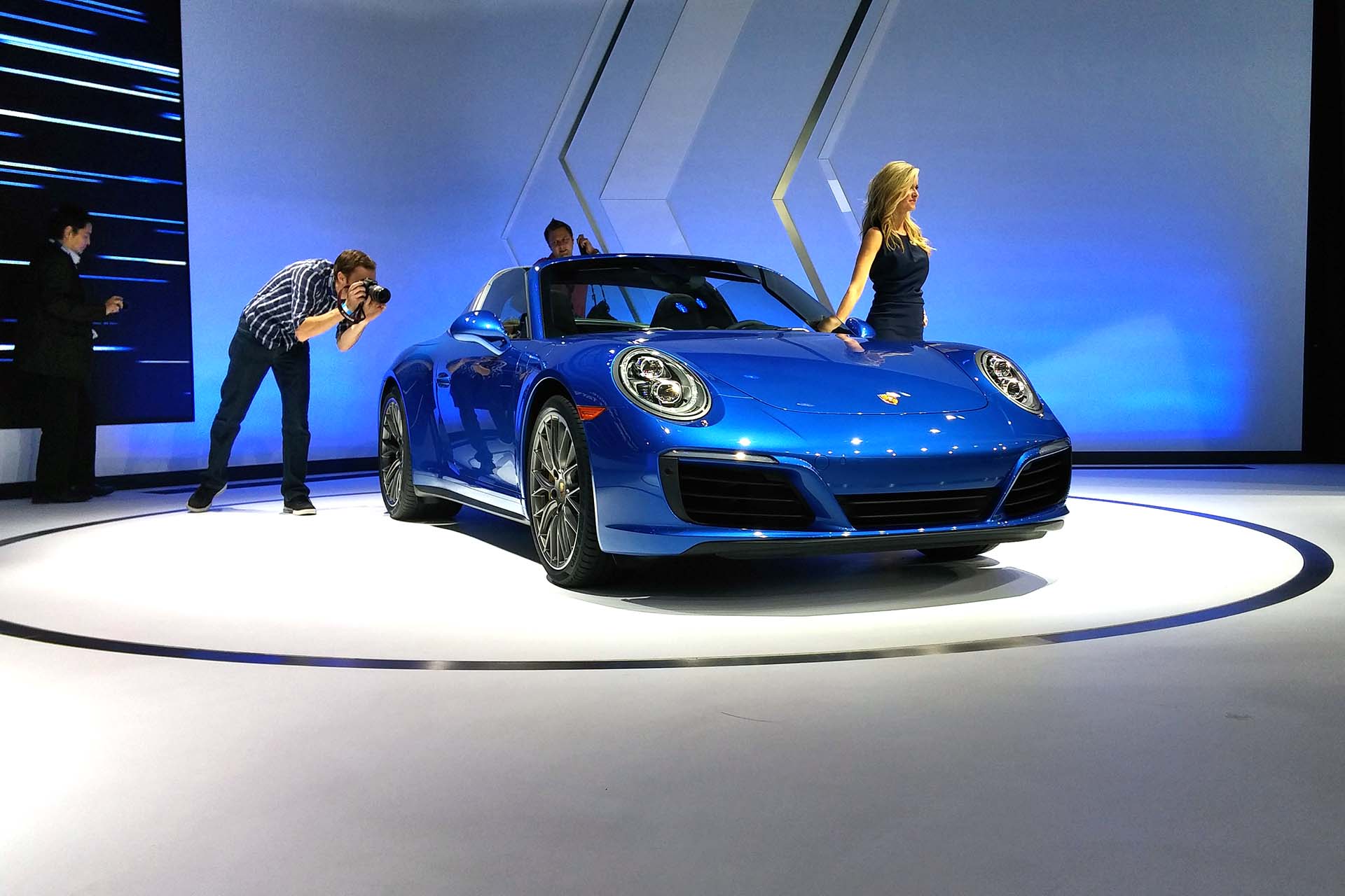 For enthusiasts of high-speed, topless hijinks, Porsche unveiled the 911 Targa 4S.