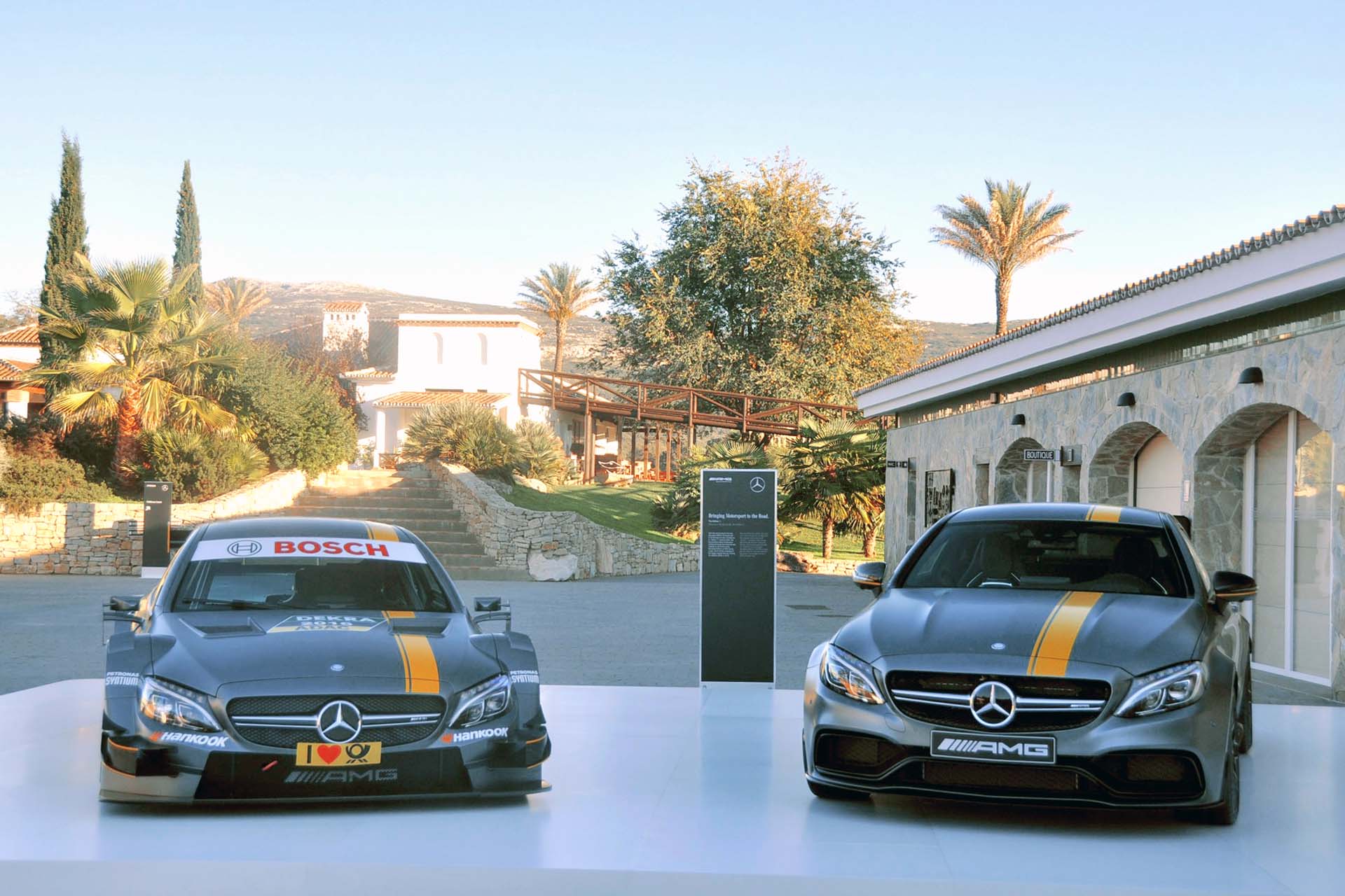 Next to the Touring Car is the Edition 1. This is a special model inspired by motor sport for the market launch of the Mercedes-AMG C 63 and Mercedes-AMG C 63 S Coupés, inspired by the DTM version. We'll get about 10 of these in Canada.