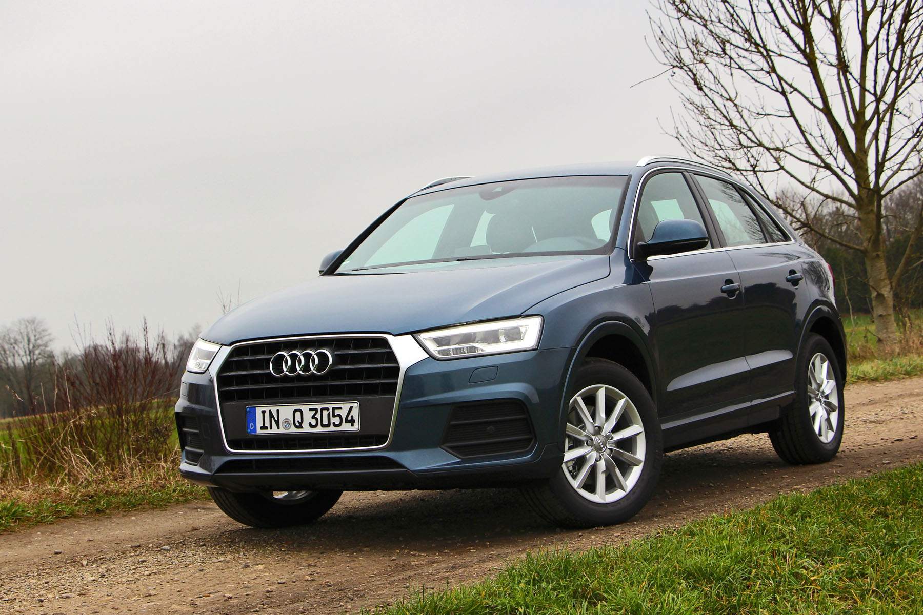 Also over in Europe, Audi offers a selection of up to 11 powertrains, with a variety of  diesels and gasoline turbos and manual or automatic transmissions. This one was the basic 2.0L diesel, and as efficient as it might be, was a tad sluggish for our tastes.