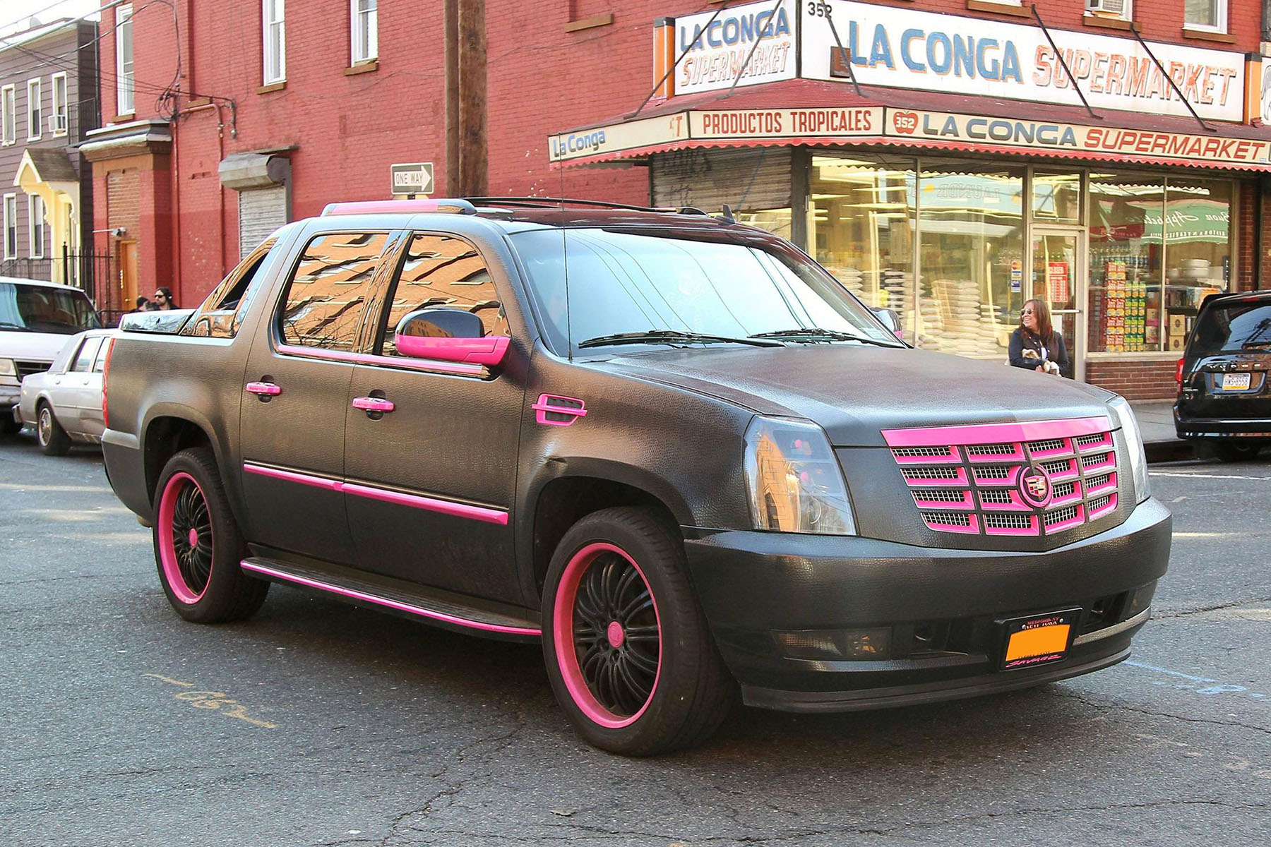 A Cadillac Escalade EXT is, frankly, not that classy a rig to begin with. So it’s little surprise that when you add a reality TV “star” Nicole “Snooki” Polizzi and a Caddy pickup together you get something like this. The funniest part? She sold it! Someone else actually paid to buy this monstrosity.
