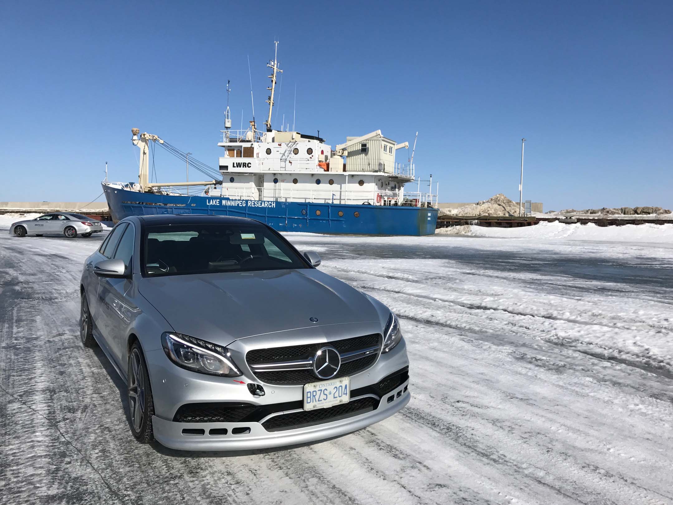 Lake Winnipeg Research ship with AMG carbon front lip
