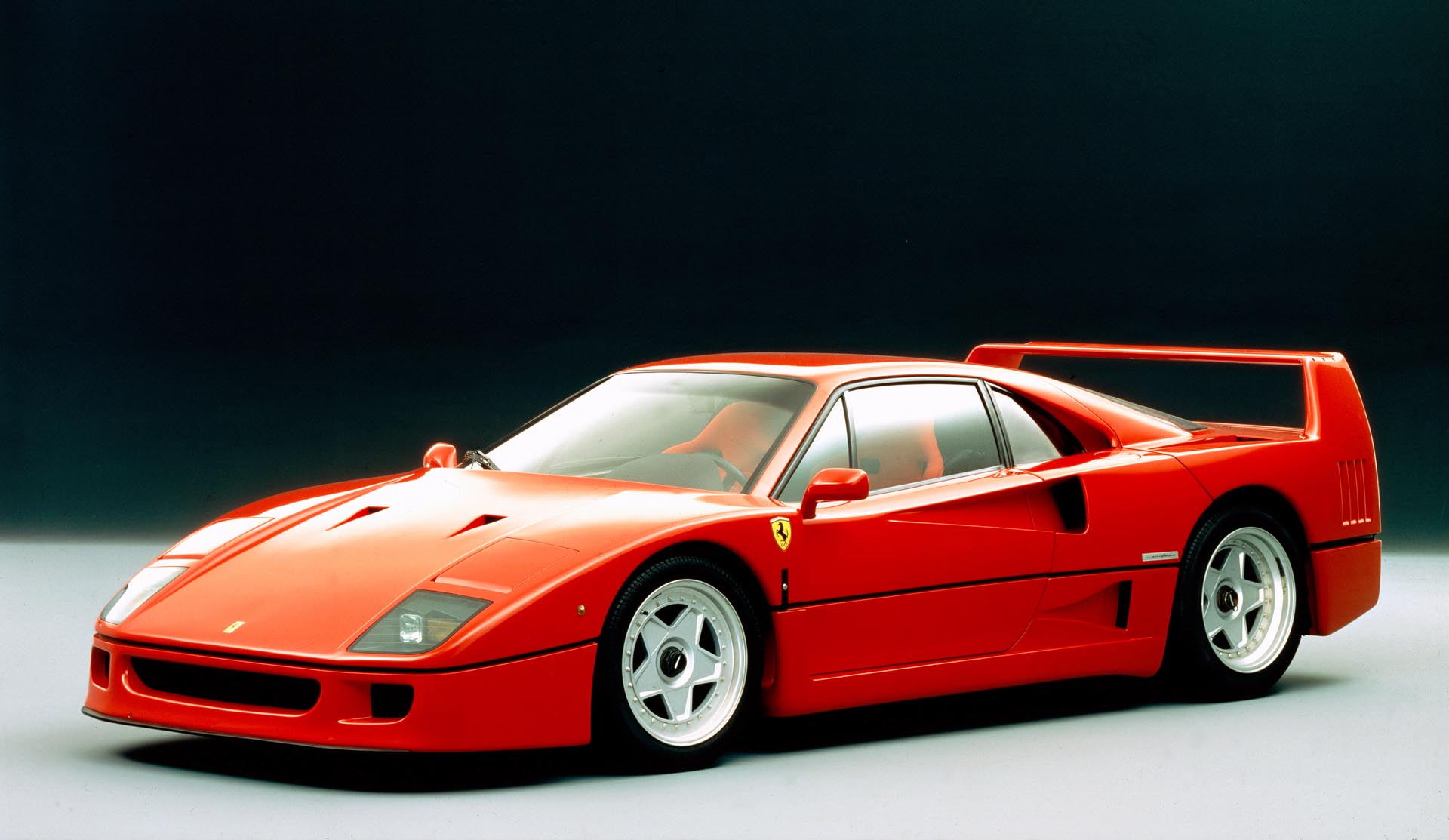 Fitted with the same twin-turbo heart as the 288 GTO, the F40 was essentially a racecar for the road.