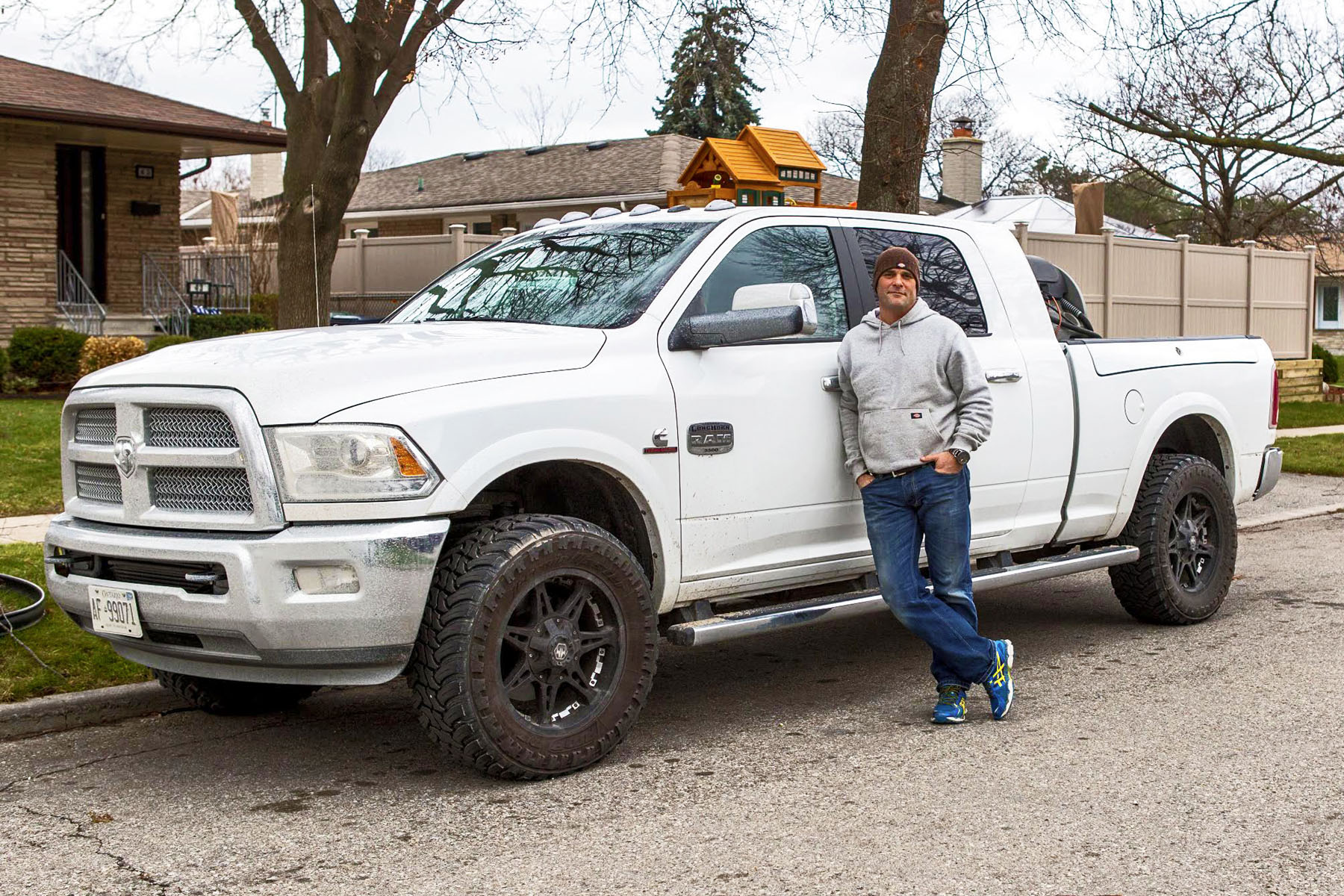 Now for some Canadian content. Home-renovation expert and Gemini-award winner Bryan Baeumler has spoken to autoTRADER.ca regarding his love for his Ram 3500. "Since I was a little kid," he said. "Dodge had the look." It's not just puppy love though, or a statement of strength, his truck is also of much practical use. In addition to being a TV host, Baeumler also runs his own construction outfit, which of course demands a large vehicle.