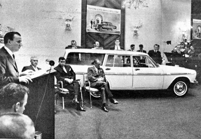 Toyota announces in 1964 that it will come to Canada next year