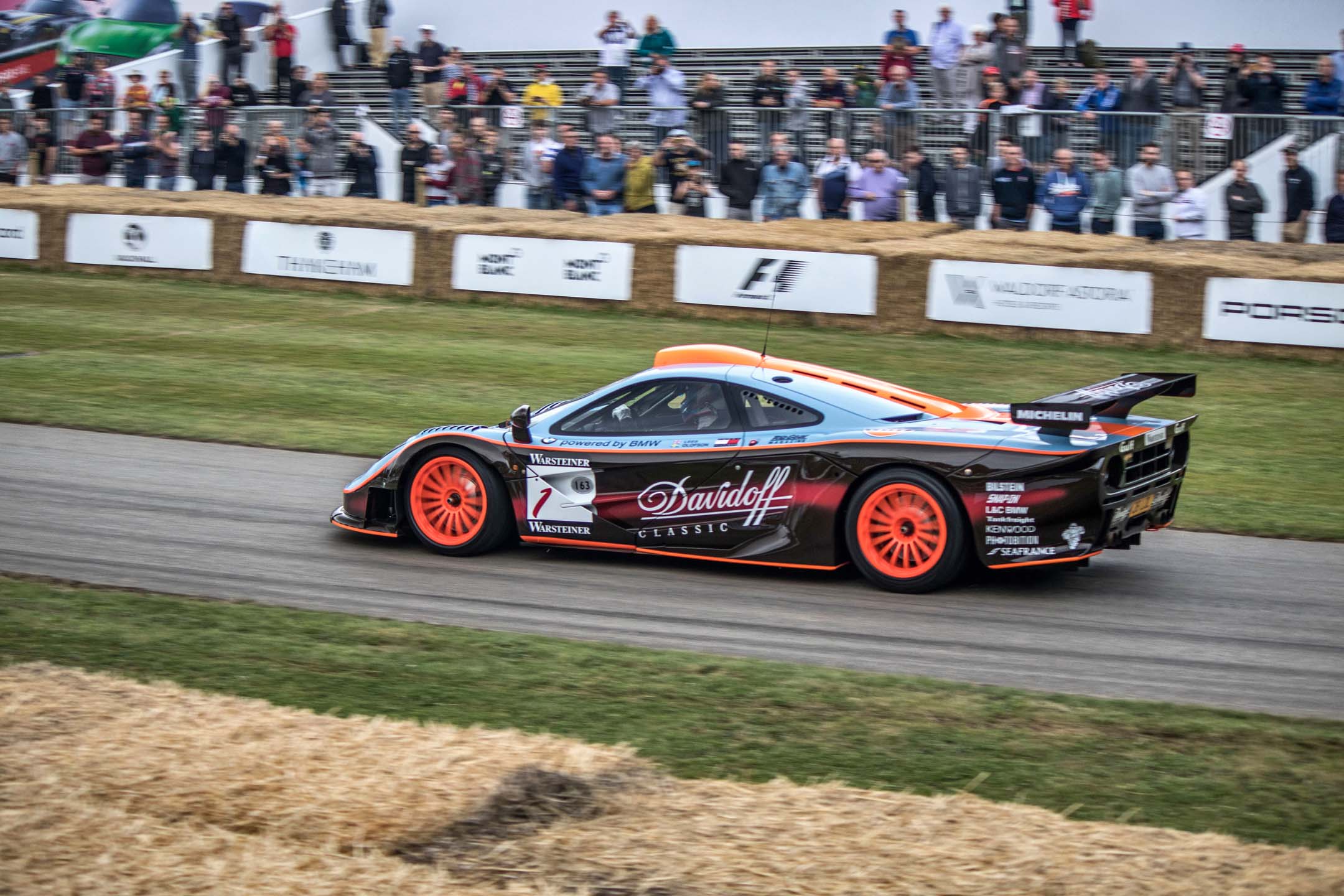 Here’s one: the McLaren F1 GTR longtail. The McLaren F1, also turning 25 this year, is perhaps the purest road-going supercar ever built. This is the racing evolution of the breed, as competed at Le Mans in 1997.