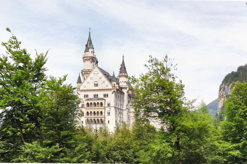 Neuschwanstein castle, inspiration for Disney's logo.