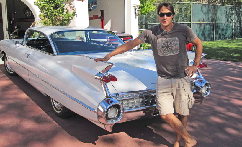 And the classic, a Cadillac Series 62 Coupe — we’re sure he didn’t get it just for the tailfin(n)s.